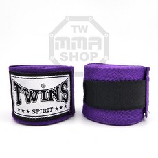 古川小夫 5米 TWINS 泰拳 拳擊 手綁帶 BOXING 無彈性綁帶 - 紫色, 1個