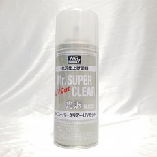 Mr 하비 Mr 슈퍼클리어 UV컷 유광 B522 군제 마감재, 1개
