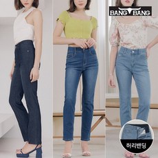뱅뱅 여성 썸머 라이크라 스트레치 쿨 데님 3종택1 211430