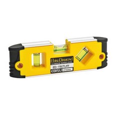 에비수 자석수평대 ED-15GTLMY 토피도 미니레벨 JAPAN, 1개, 150mm(ED-15GTLM)