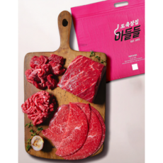 도축장집아들들 1++한우 불고기 슬라이스 프리미엄 소고기 600g, 1개