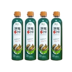 홀렌 맛더한 전복간장 만능간장, 4개, 500ml