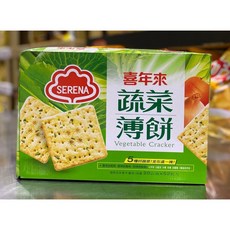 SERENA 喜年來 蔬菜薄餅 5種蔬菜烘烤, 20g, 52個