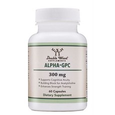 Double Wood Alpha-GPC膠囊, 60顆, 1罐