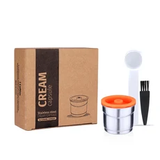 ICafilas 일리 커피 머신용 필터 재사용 가능한 금속 캡슐 탬퍼 스푼 Y3.2 X7.1 스테인리스 스틸, 06 다크 그레이