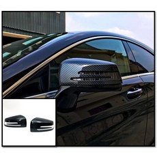 圓夢工廠 Benz 賓士 C W204 10-14 C300 C350 C400 C63 改裝 卡夢 碳纖紋 後視鏡蓋, 1個