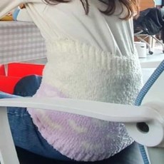 니트토끼 배워머 배덮개 임산부배워머
