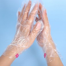 (포워드테크) 손보습 일회용 위생 비닐 손각질제거 손케어장갑 실용적 마사지 손 관리 100매, 2개