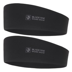블랙야크 스포츠헤어밴드 2종 PMGS26, 블랙+블랙, 1개