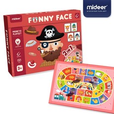 mideer 마그네틱 자석보드 얼굴만들기 MD1038, 상세페이지 참조, 1개