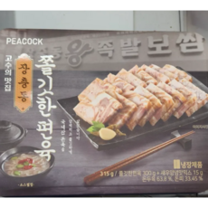 피코크 장충동식 쫄깃한 편육 300g, 5개