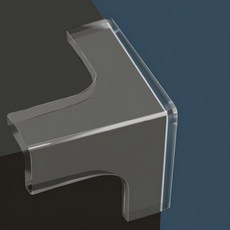 EENH 투명 모서리 T형 가구 유치원 어린이집 책상 보호대 소 대 모서리보호 유아안전가드 코너가드, 1개