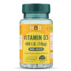 홀랜드앤바렛 비타민 D3 400IU 본 헬스 타블렛 Holland & Barrett Vitamin D, 1개, 240정