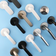 방문손잡이 문손잡이 욕실 화장실 현관문 방화문 도어 도어락 문고리, 원통형, 1. 스텐 욕실용 동전타입, 1개