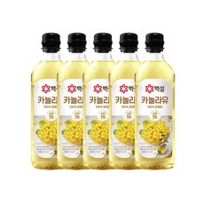 COST 백설 카놀라유 900ml x 5, 4.5L, 4개