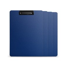 A4 文件夾 資料夾 辦公室 檔案夾 工程圖夾 學生試卷夾 資料冊板 收納, 加厚深藍色, 1個