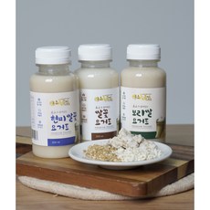누룩곳간 천연발효 쌀꽃요거트 [쌀누룩요거트 아침간편식] [200ml ], 쌀꽃요거트 혼합구성 24개, 1박스, 200ml