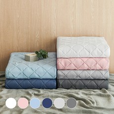 데시뉴 먼지없는 에센스 항균 누빔 밴딩 침대패드, 03.그레이