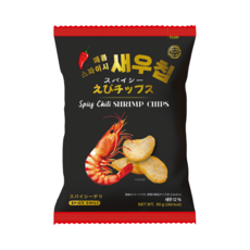 매콤 스파이시 새우칩, 1개, 50g