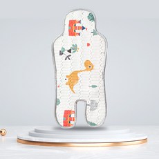 유모차 시트 매트 쿨링 통기성 라텍스 여름 유모차라이너 패드 쿠션 카시트용 냉각 쿨 매트리스 커버, 1개, 고대 등나무 3단 유모차 시트
