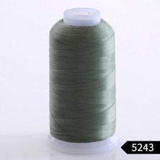 【針線】【送針】拉不斷的皮革綫 尼龍綫 手縫針綫 縫紉機綫 250D/3股細綫 風箏線 裁縫 車縫線 手縫線 縫紉線, 灰綠色5243, 1個