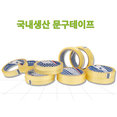 문구용 투명 테이프(12mm 16mm 24mm 3종) 택, 1개, 12mm X 20M, 12개