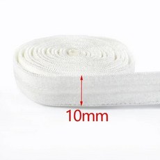 실리콘 탄성 밴드 미끄럼 방지 고무 스포츠 의류 벨트 속옷 리본 봉제, 24. EB014-White-10mm / B. 1..., 1개