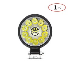 차량 작업 라이트 미니 트럭용 운전 안개등 V LED 야간 작업등 24V 48W 63W 헤드라이트 오프로드 자동차 스포트라이트 12 서클, 21led 1pcs