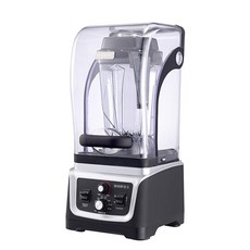 帶罩靜音商用破壁機 榨汁 豆漿 碎冰機 blender, 2.5升 110V 美規出口