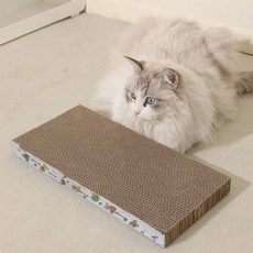 미란다 고양이 체커보드 스크레쳐 대형, 1개, 간+장건강, 1g
