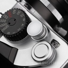 Haoge 카메라 셔터 릴리즈 Leica Q3/Q3-43/D-Lux 8/M9/M10/M11/M11-P M/M-10P/M9-P/M 유형 240/m262 용 오목 표면 빨간색, Concave Silvery Gray, China Mainland