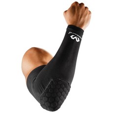 엘보우와 HEX 패딩이 있는 팔 압박 슬리브. 농구 축구 야구 등 다양한 분야에 적합합니다., Black, Medium, 1개
