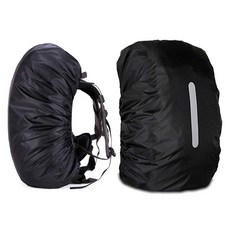 여행 백팩 레인 방수 커버 35L, 블랙, 1개