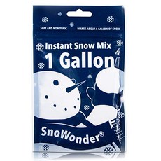 SNOWONDER 인스턴트 스노우 가짜 인공 눈 - 클라우드 SNOWONDER Instant Snow Fake Artificial Snow - Ideal for Making Clo, 1개
