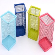 배꼽이집 철망 다용도 펜꽂이 다용도연필꽂이, 사각