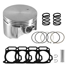 70mm 플랫 탑 피스톤 .550 링 개스킷 키트 8.2kg(18파운드) 밸브 스프링 포함 Predator 212cc 고압축 성능 GX200 가스 엔진 미니 바이크 고 카트, 18lb 포함, 1개