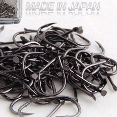 벵에돔 바늘 벌크 일본산 구레바늘 블랙 대용량 케이스포함 하이카본소재, 1세트, 70개입