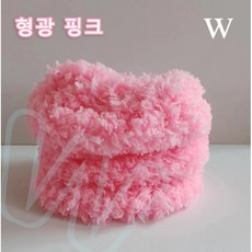 DIY 예쁜 동물 만들기 모루 철사 재료 10색, 1개, 형광 핑크