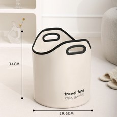 旅行折疊泡腳桶 居家耐用保溫洗腳盆, 米色小號, 1個
