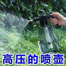 手動氣壓噴壺 澆花灑水壺, 1個, Y手動氣壓澆花噴壺 噴霧細膩-持續出水 ,Y普通品質：補充手動 隨機款-10ml