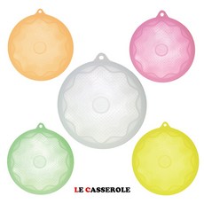 LE CASSEROLE 白金矽膠立體抗菌保鮮膜, 1個, 橘色