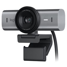 logitech 羅技 MX Brio 4K Ultra HD網路攝影機, 石墨灰, 單品