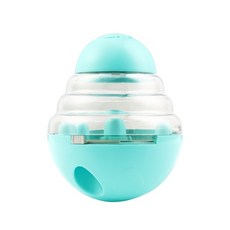 不倒翁漏食玩具 寵物玩具 狗漏食玩具 益智互動 寵物益智玩具, 藍色, 1個