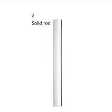 단단한 투명 도자기 클레이 롤러 아크릴 클레이 Sculpey 폴리머 클레이 롤링 DIY 도구 액세서리, 02 Solid rod