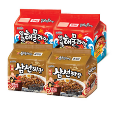 일품해물라면 + 일품삼선짜장 (총), 18개