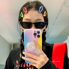 [인싸템 등극] 투명한 디자인 똑딱핀 앞머리핀 헤어악세사리, 물방울 8개 세트