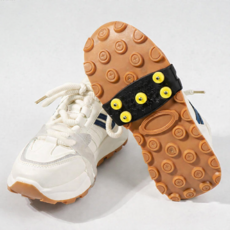 미끄럼방지 도시형 아이젠 등산용품 얼음 눈길 낙상방지 장비 jun+46130VI, 블랙 세트, 블랙 세트