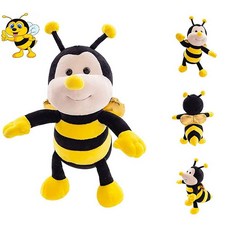 CASAGOOD30.5cm12인치껴안고싶은나비봉제동물매우부드러운나비보라색날개플러시장난감봉제버터플라이플러시동물곤충플러시인형동물장난감어린이및연인을위한120847, 꿀벌