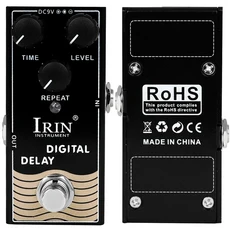 IRIN RF-08 디지털 지연 일렉트릭 기타 효과 페달 시간 필터 회로 트루 바이패스 부품, 01 RF-08