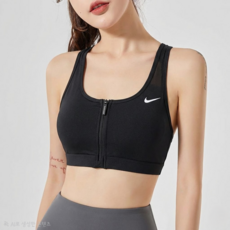 나이키 여성 집업 스포츠 브라 미디엄 서포트 패드 헬스 요가 필라테스 러닝